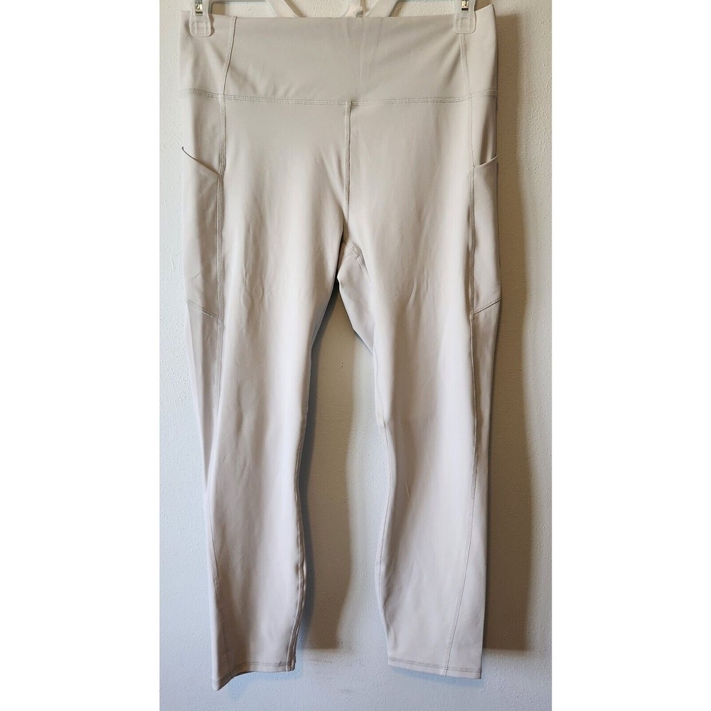 Fabletics Women Oasis PureLuxe High-Waisted XL Mineral Grey Activewear Leggings